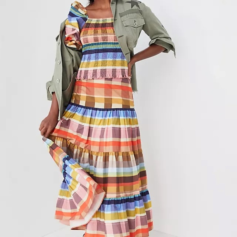 NWT || Sz L - FARM Rio Multicolor Maxi Skirt